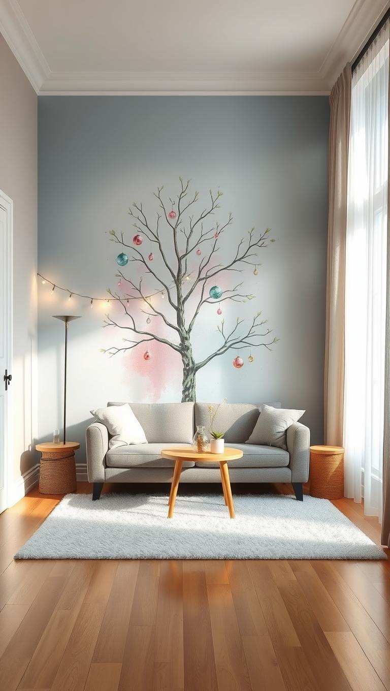 36. Watercolor Theme Tree