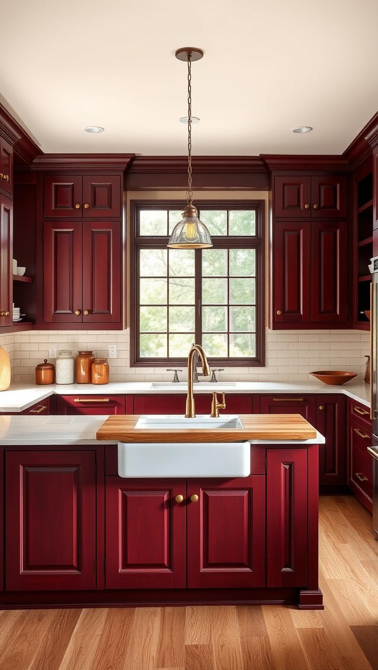 37. Burgundy for Heritage Feel