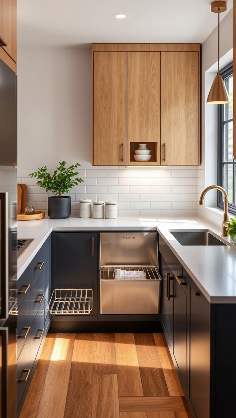 37. Drying Rack Built into Counter