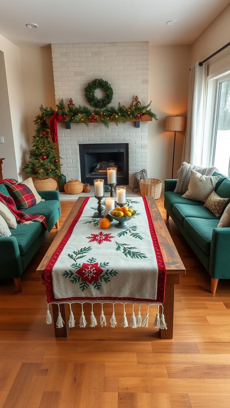 37. Textile Table Runner Ideas