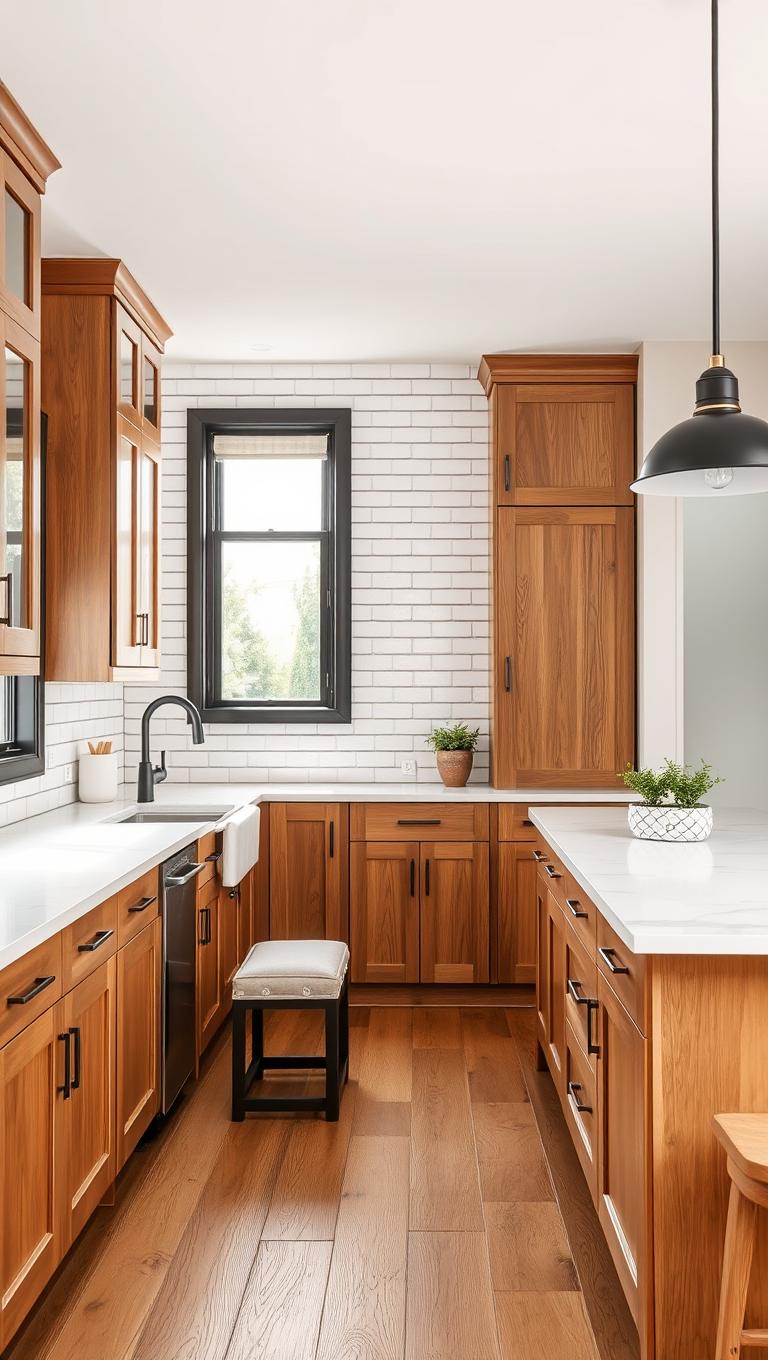 38. Framed Backsplash as Focal Point