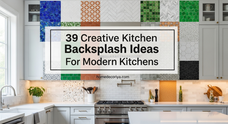 39 Creative Kitchen Backsplash Ideas For Modern Kitchens