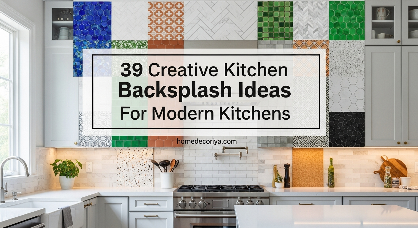 39 Creative Kitchen Backsplash Ideas For Modern Kitchens