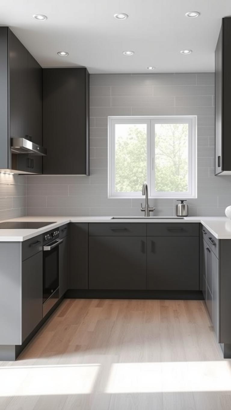 39. Minimalist Monochrome Tile With Subtle Texture