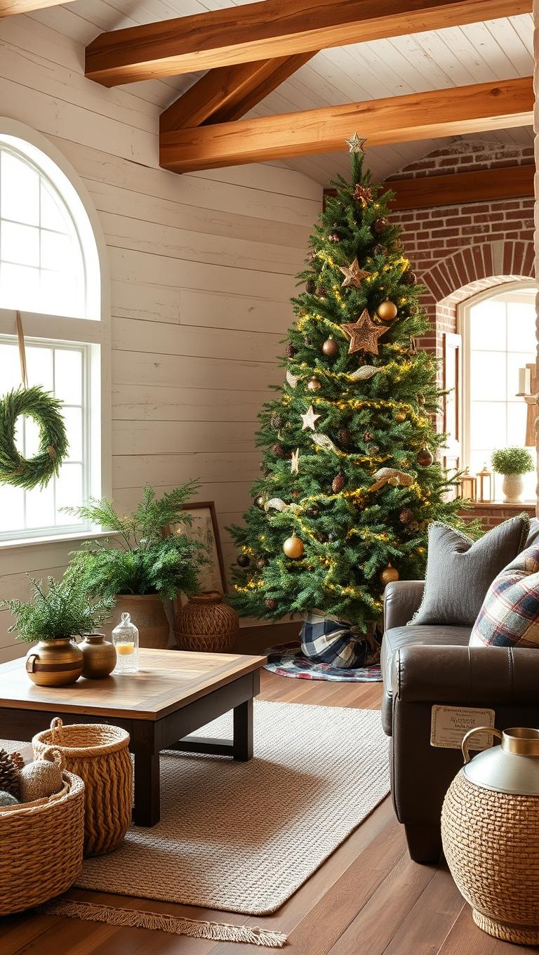 39. Rustic farm house look by a window line