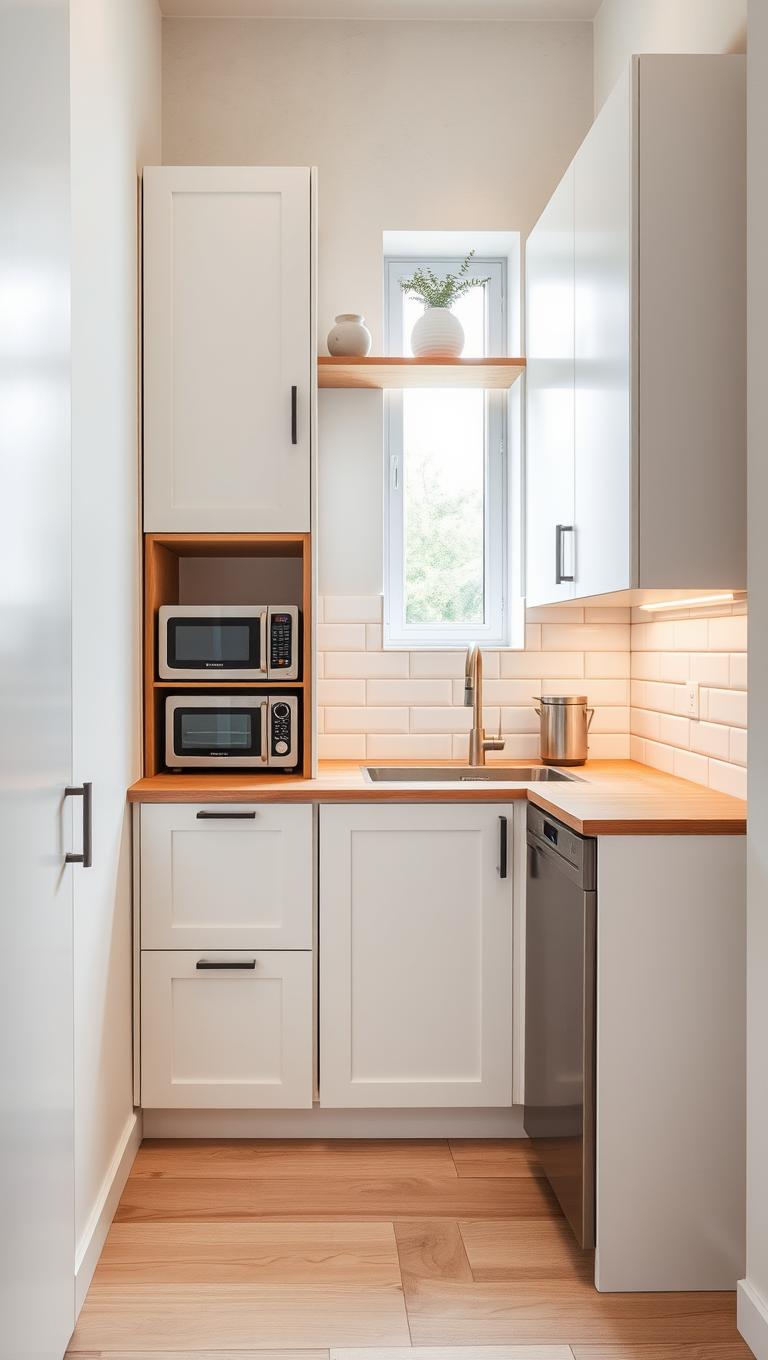 4. Hidden appliance garage