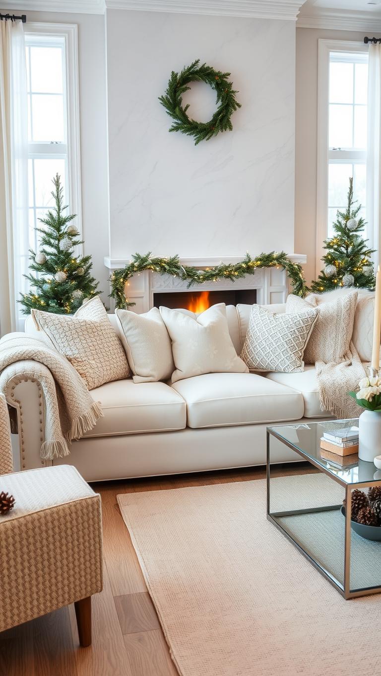 41. Pillows and Throws in Subtle Patterns