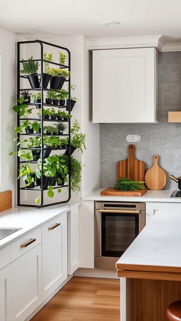 41. Vertical Herb Garden Near Prep Zone