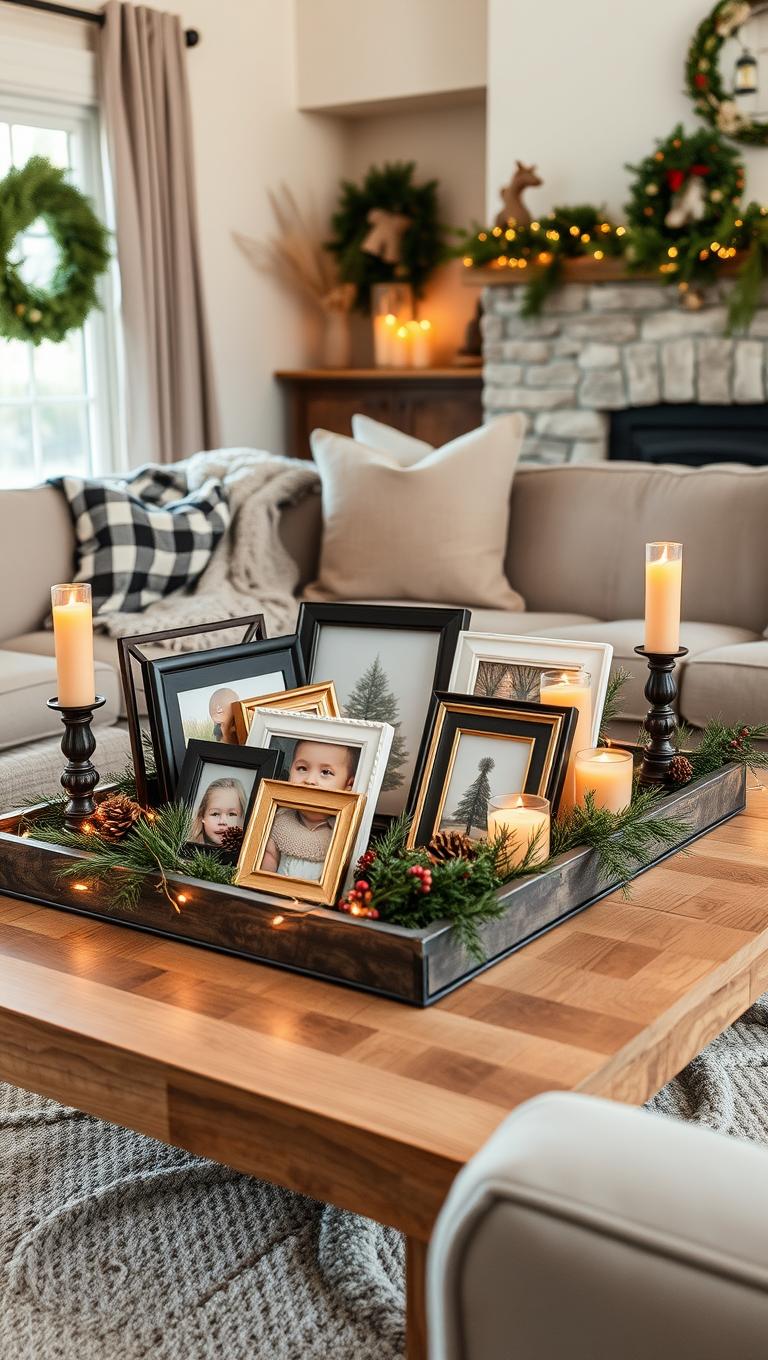 42. Personalized Photo Gallery on Table