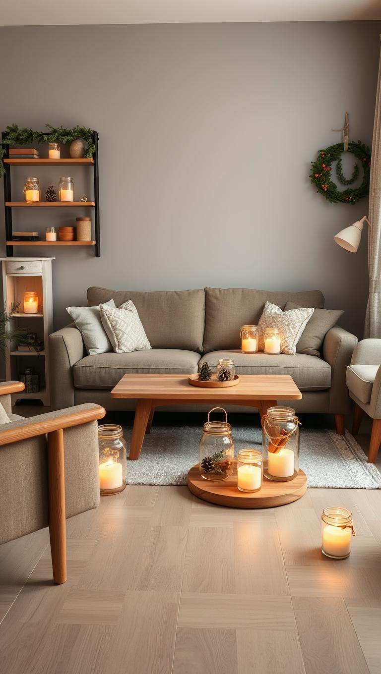 42. Upcycled Jars as Lanterns