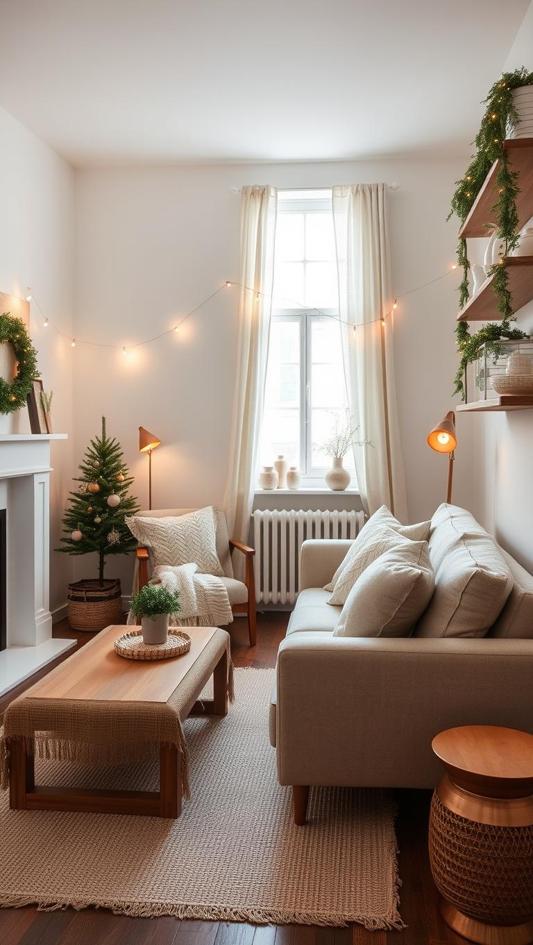 44. Fabric Garlands in Neutral Tones