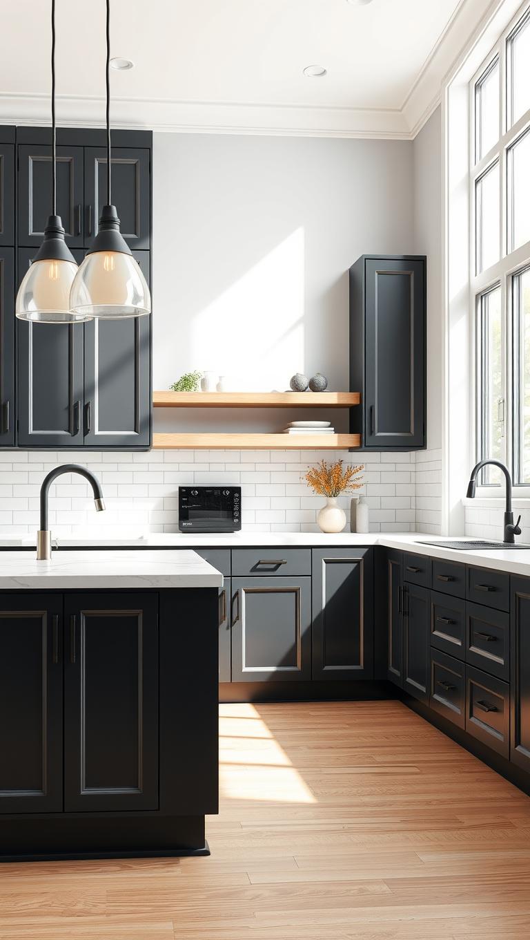 46. Graphite with White Framing