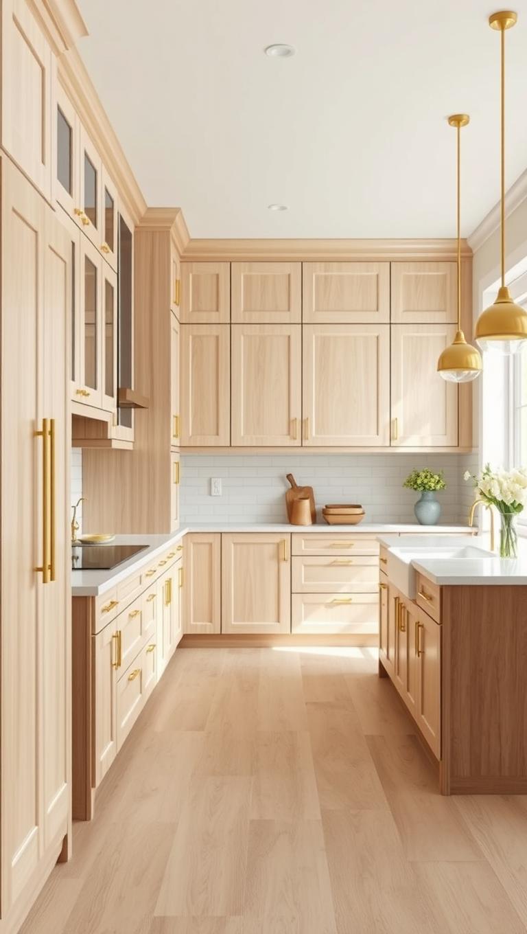 47. Blonde Wood with White Doors