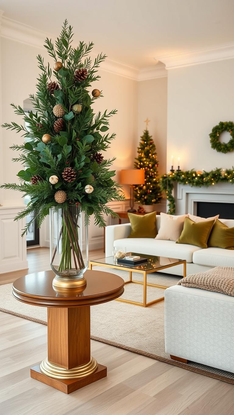 48. Statement greenery centerpiece