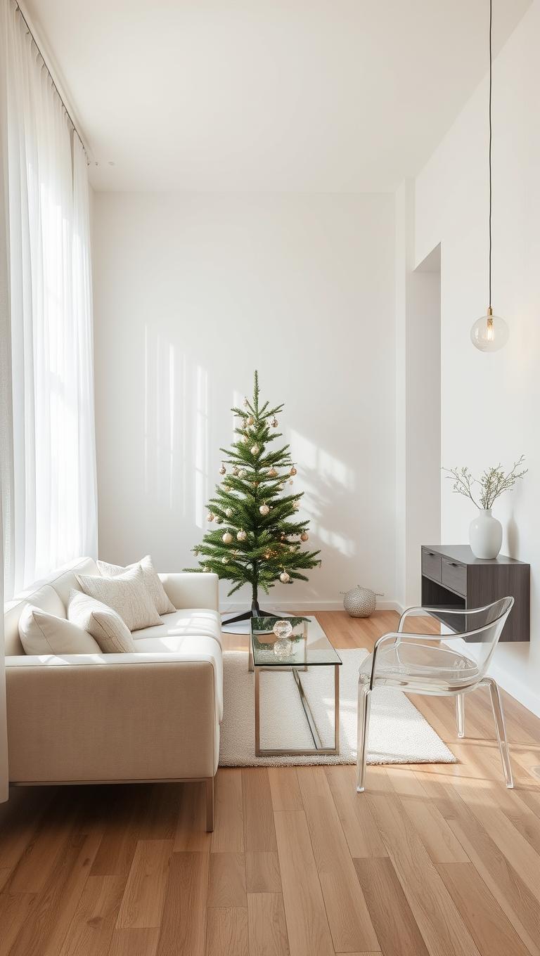 5. Clear Materials to Reduce Visual Weight