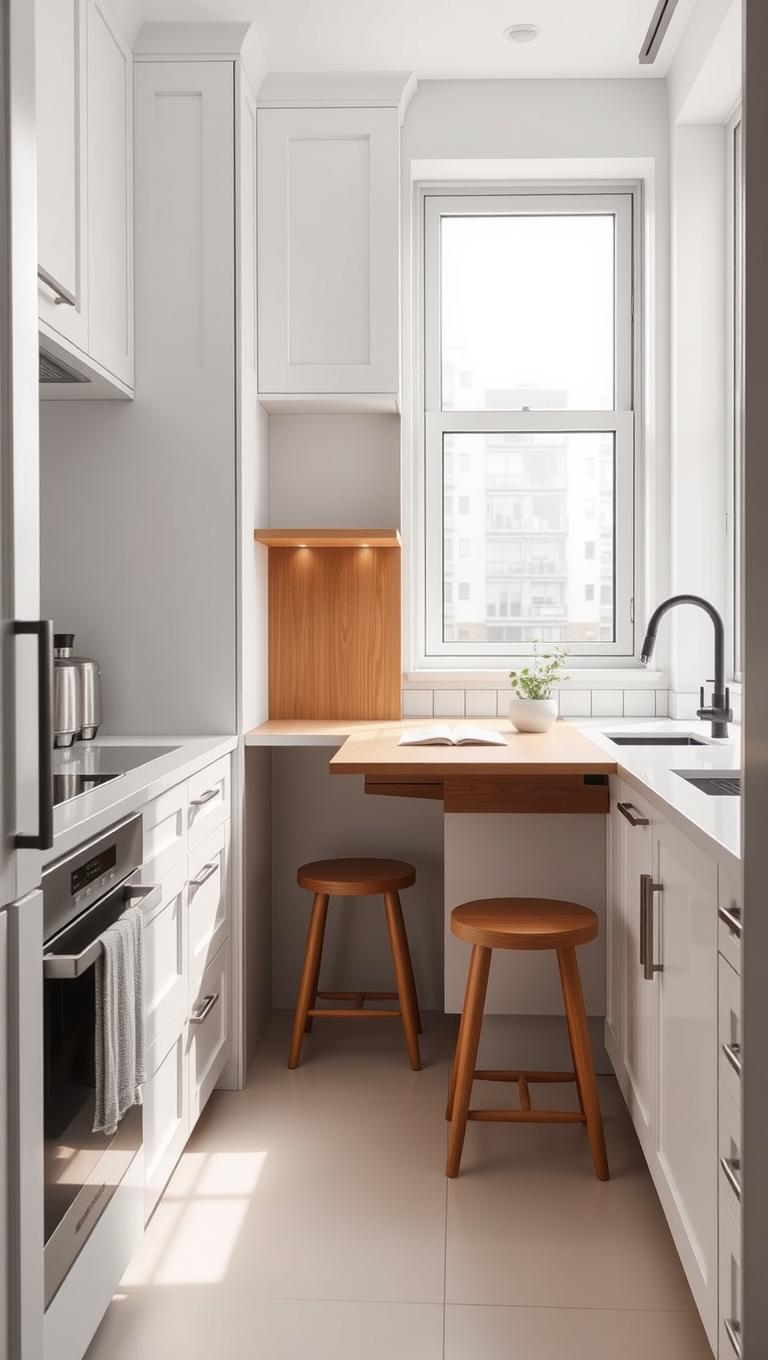 5. Fold down table or desk