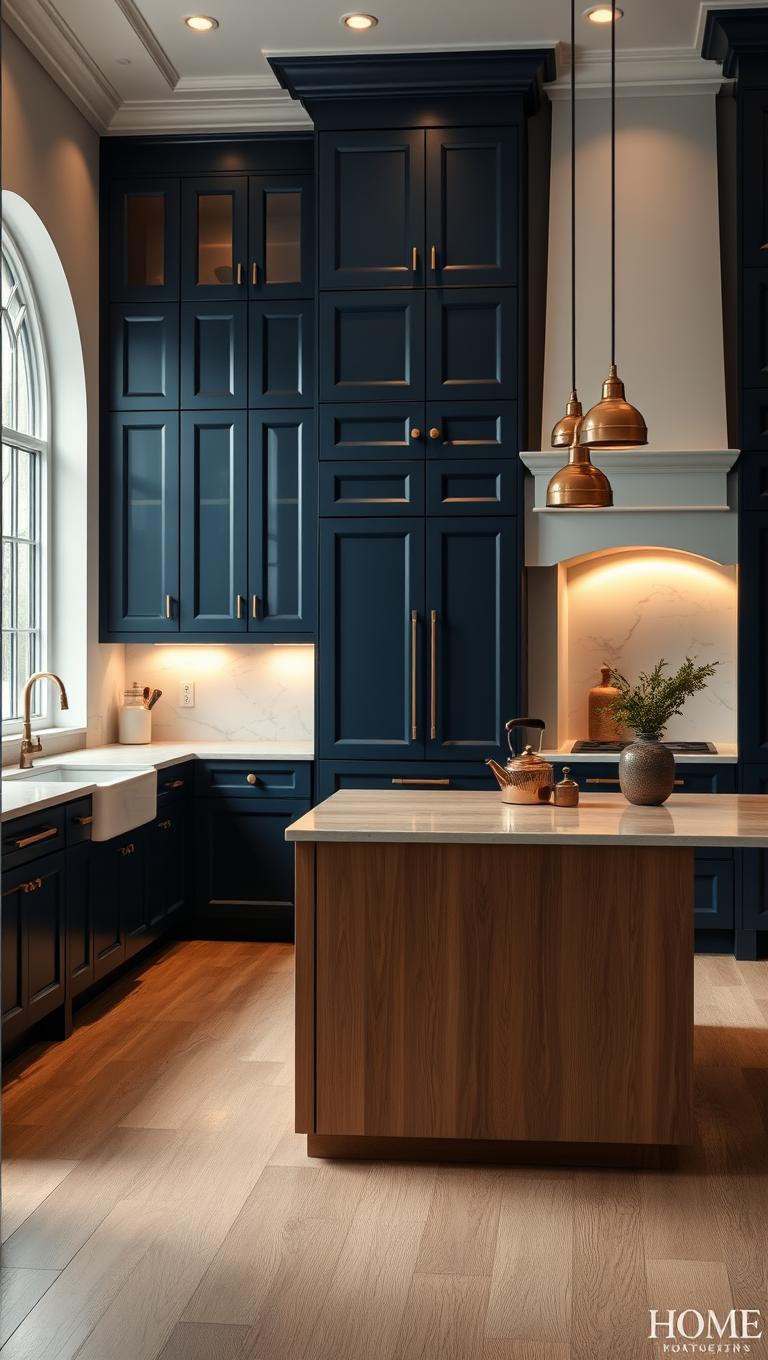 5. Navy Blue for Drama