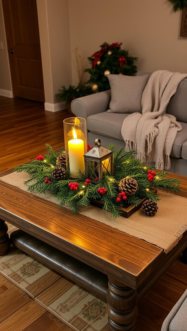 5. Rustic Burlap and Cedar