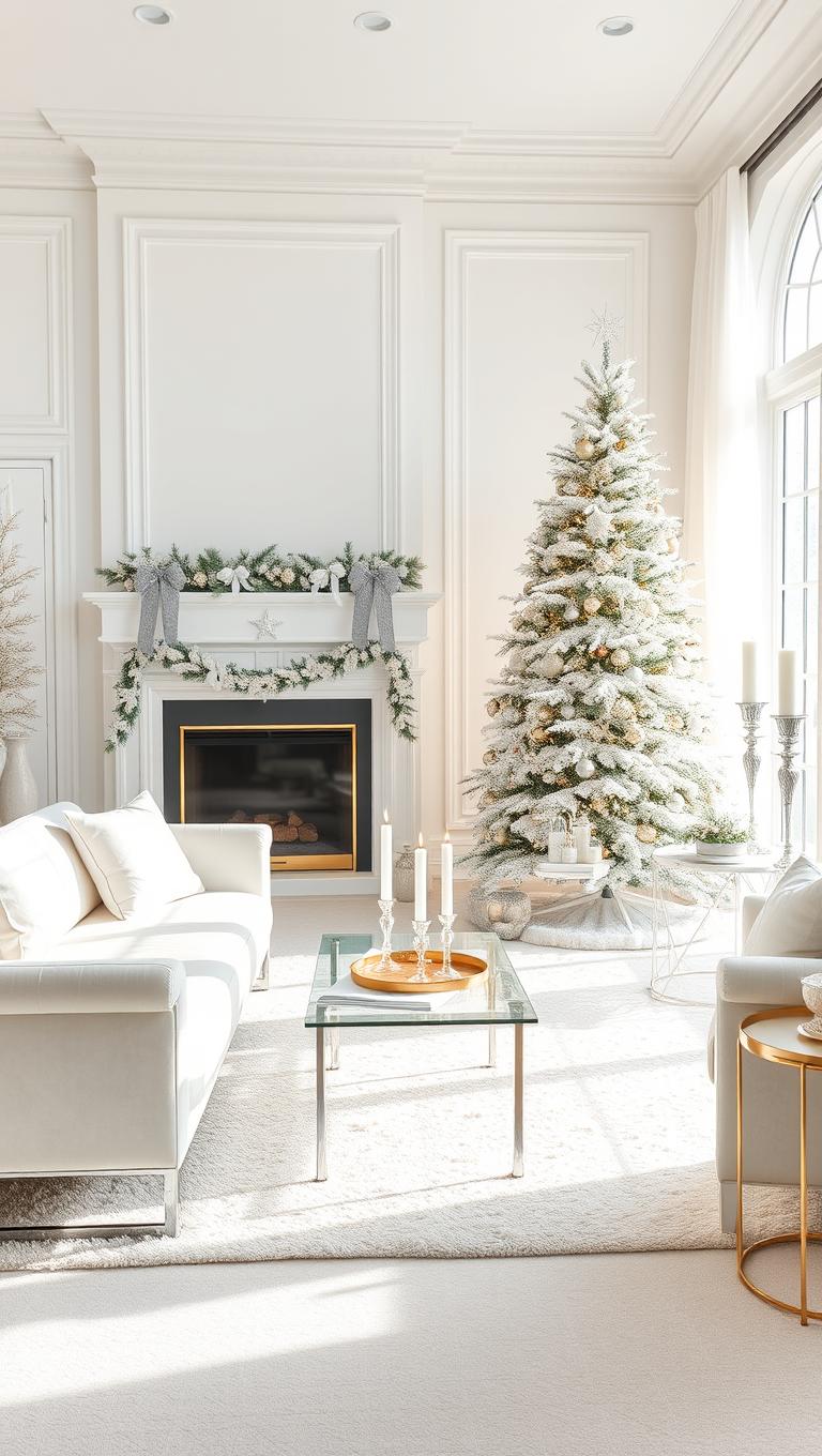 6. Metallic Accents in Silver or Gold