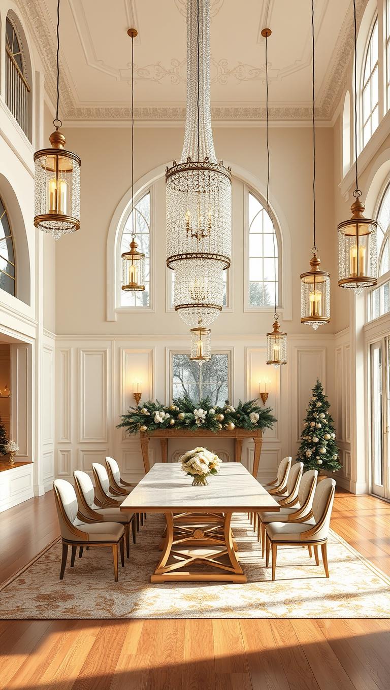7. Crystal Pendant Lighting and Lanterns