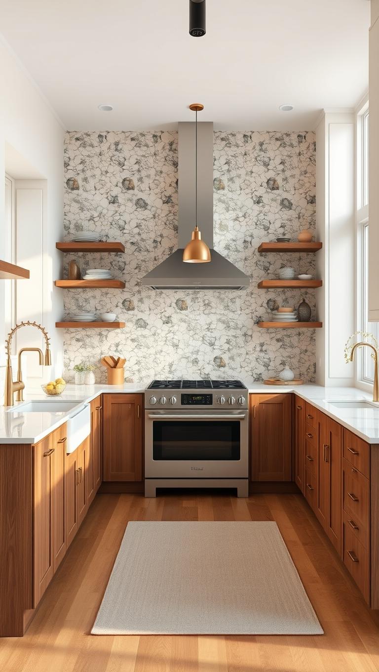 7. Terrazzo Tile Back Splash