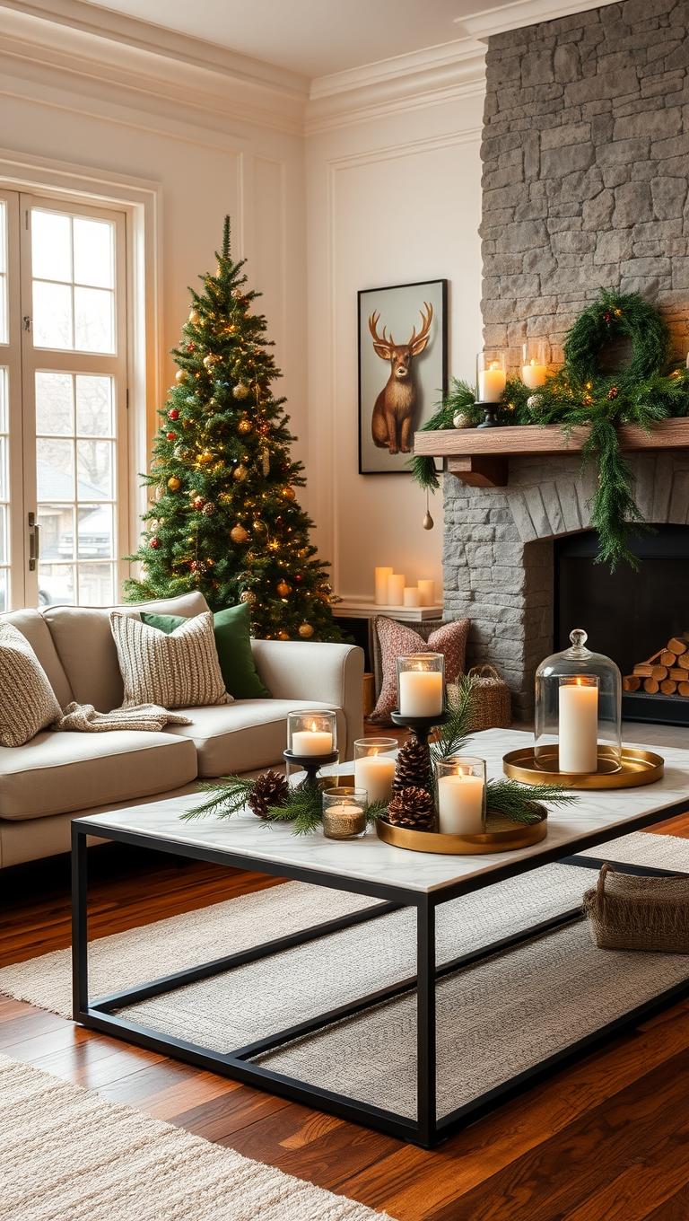 8. Scented Candles and Pine