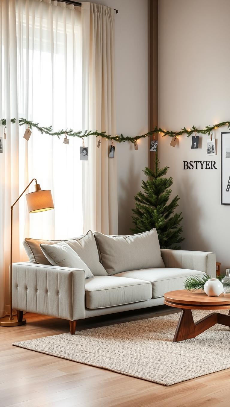 9. Photo Card Garland