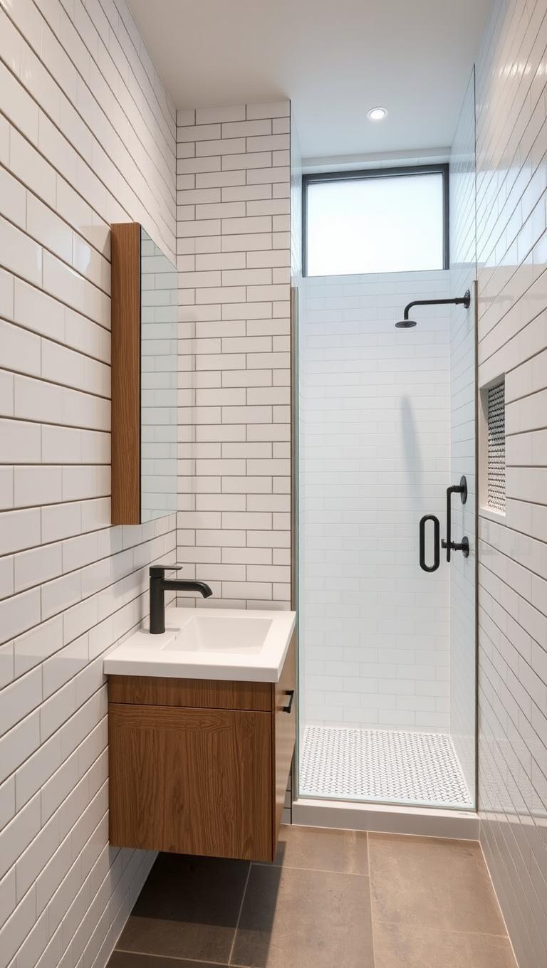 1. Classic White Subway Tiles with a Modern Twist