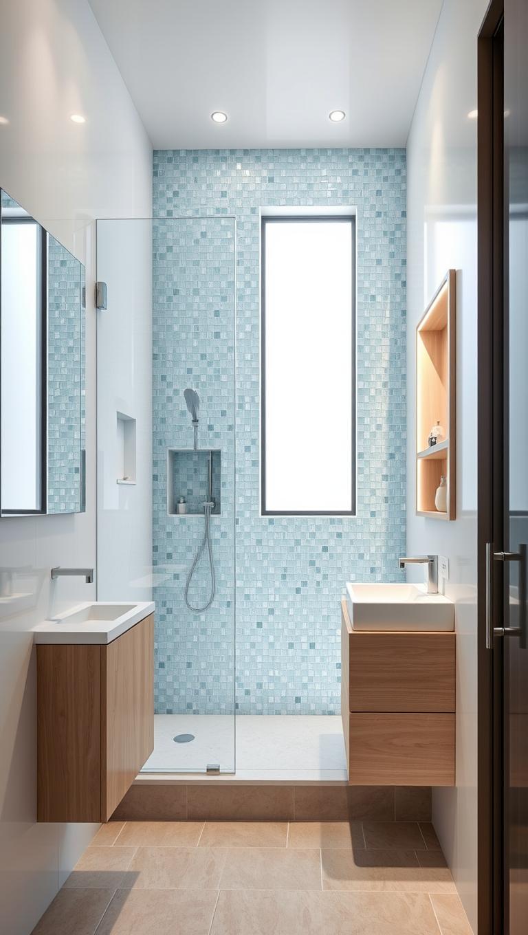 10. Glass Tiles to Amplify Light