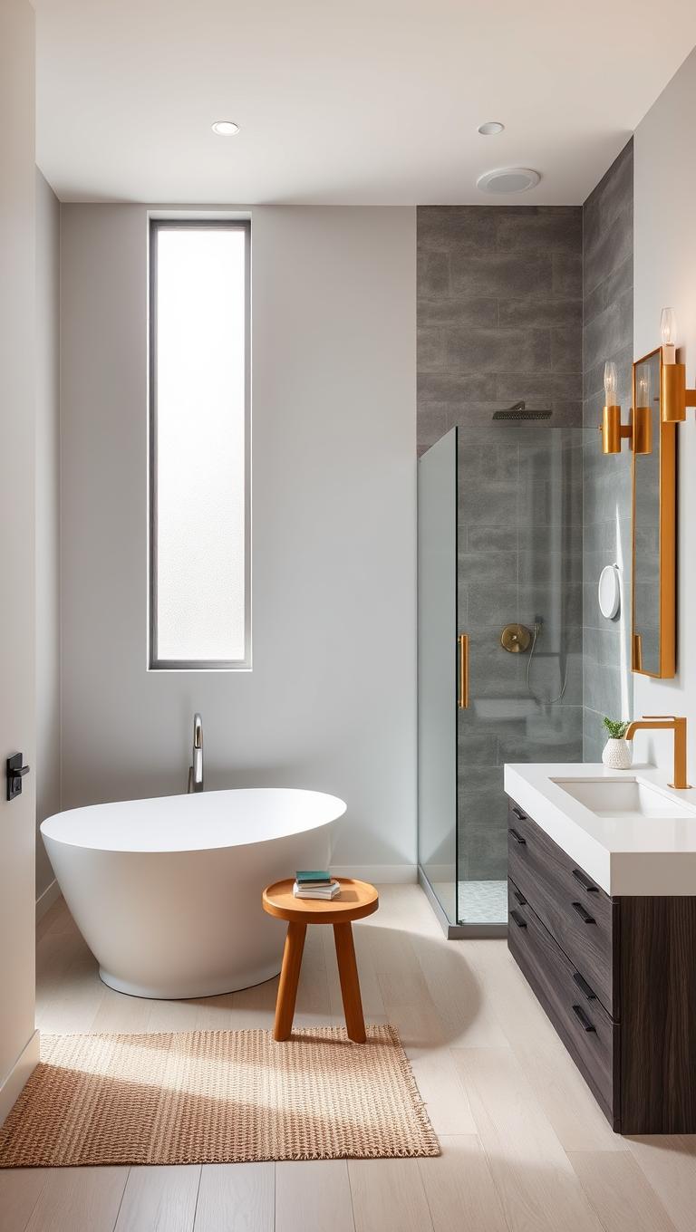 11. Soft Gray Walls for Calm Backdrop