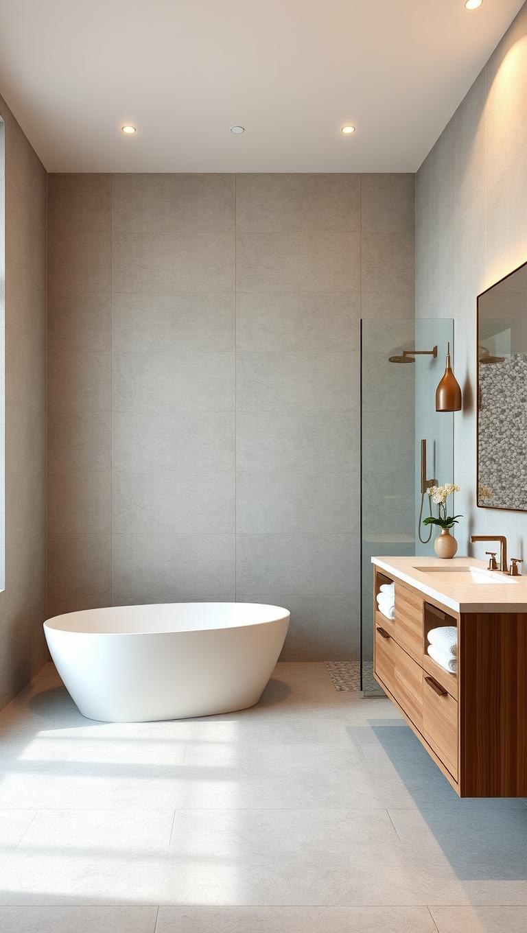 16. Pebble Texture Tiles for Tactile Interest