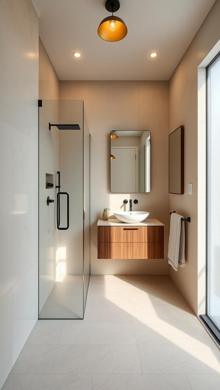 19. Large Format Tiles to Reduce Grout