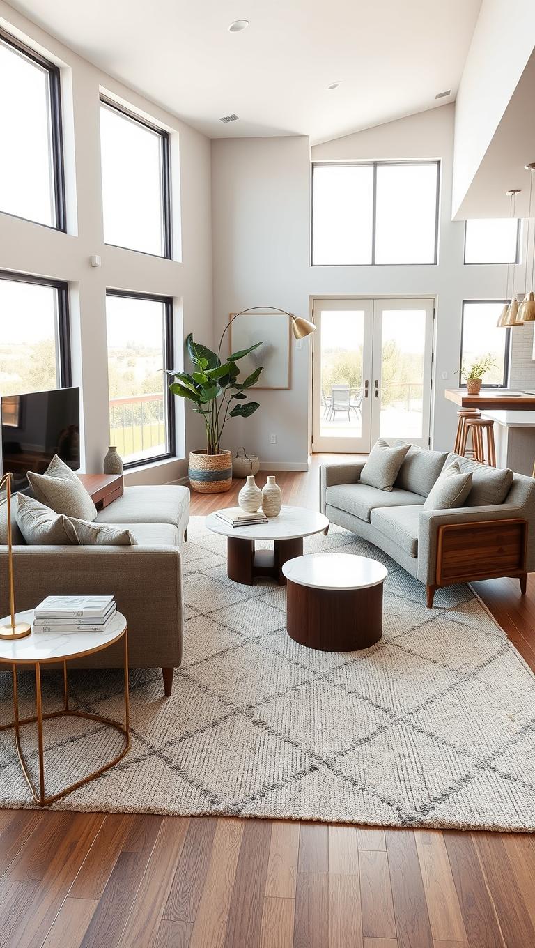 2. L shaped Sectional for Open Plan Living