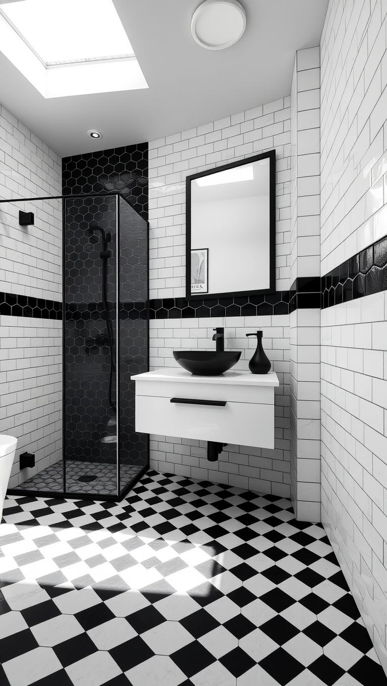 23. Black and White Dramatic Contrast