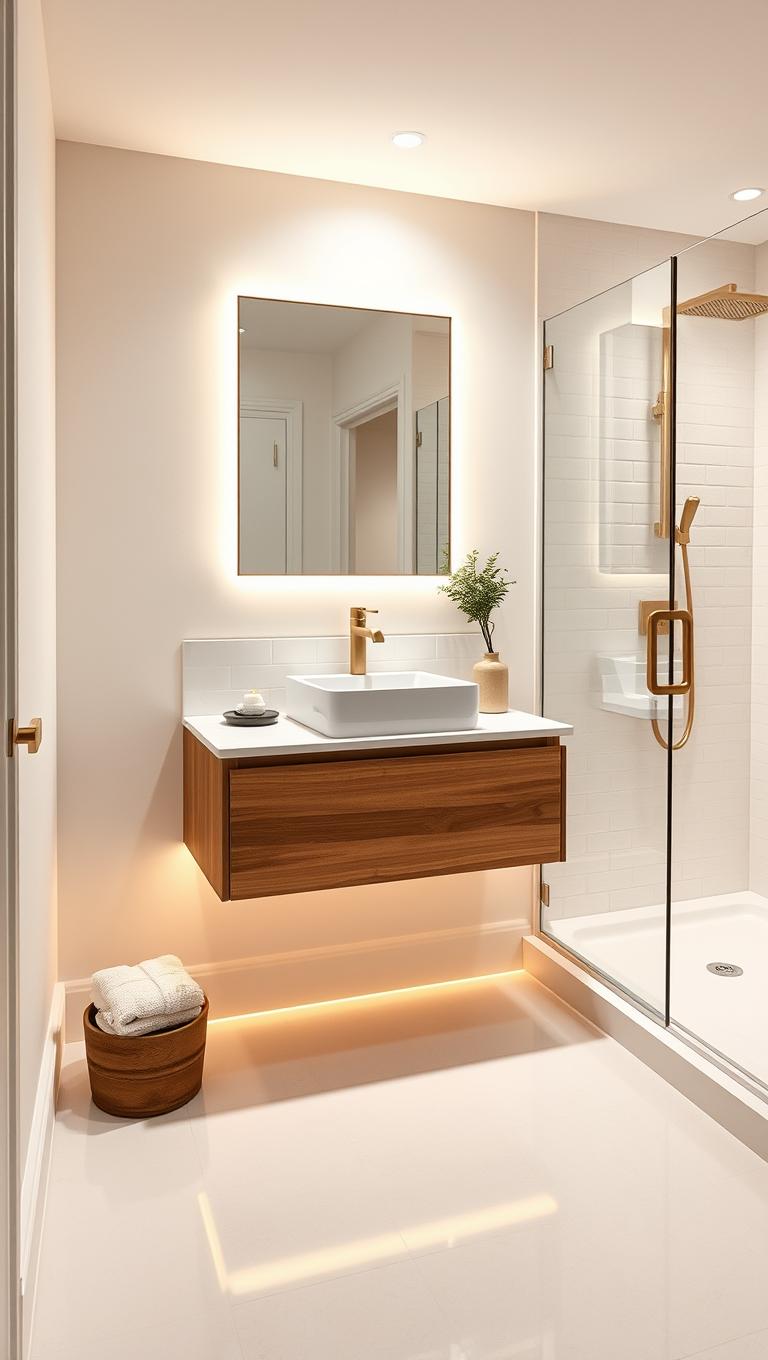 23. Under Vanity Lighting