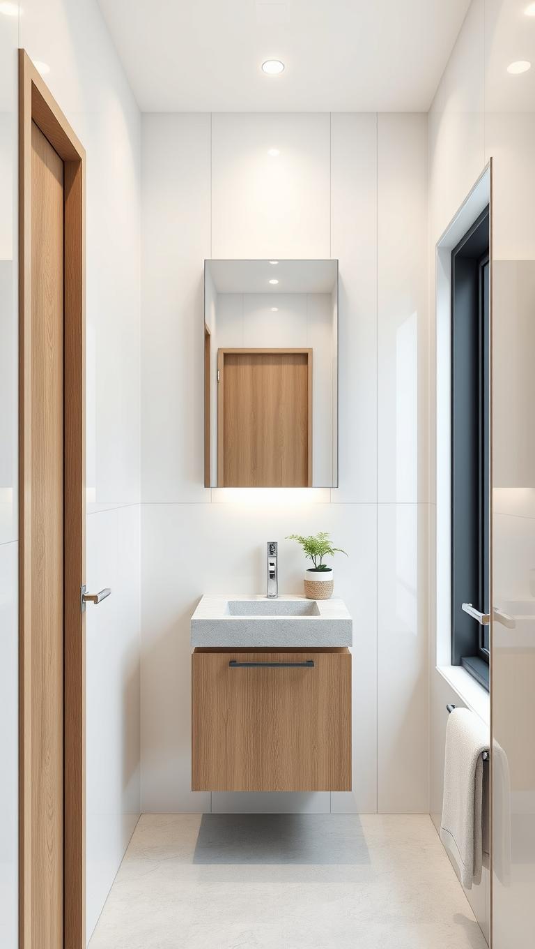 29. Hidden Storage Behind Door