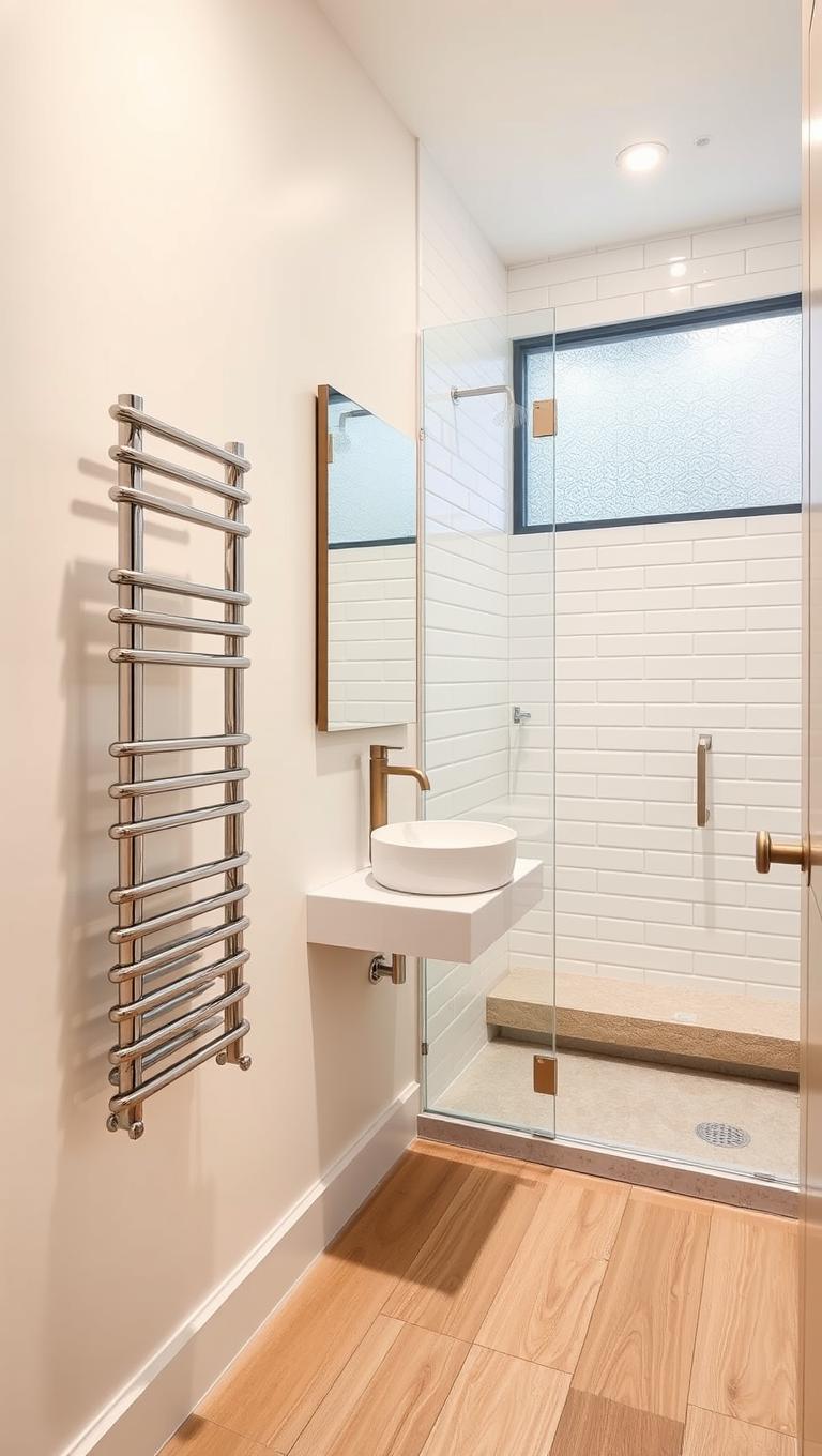33. Towel Warmer or Heated Rack