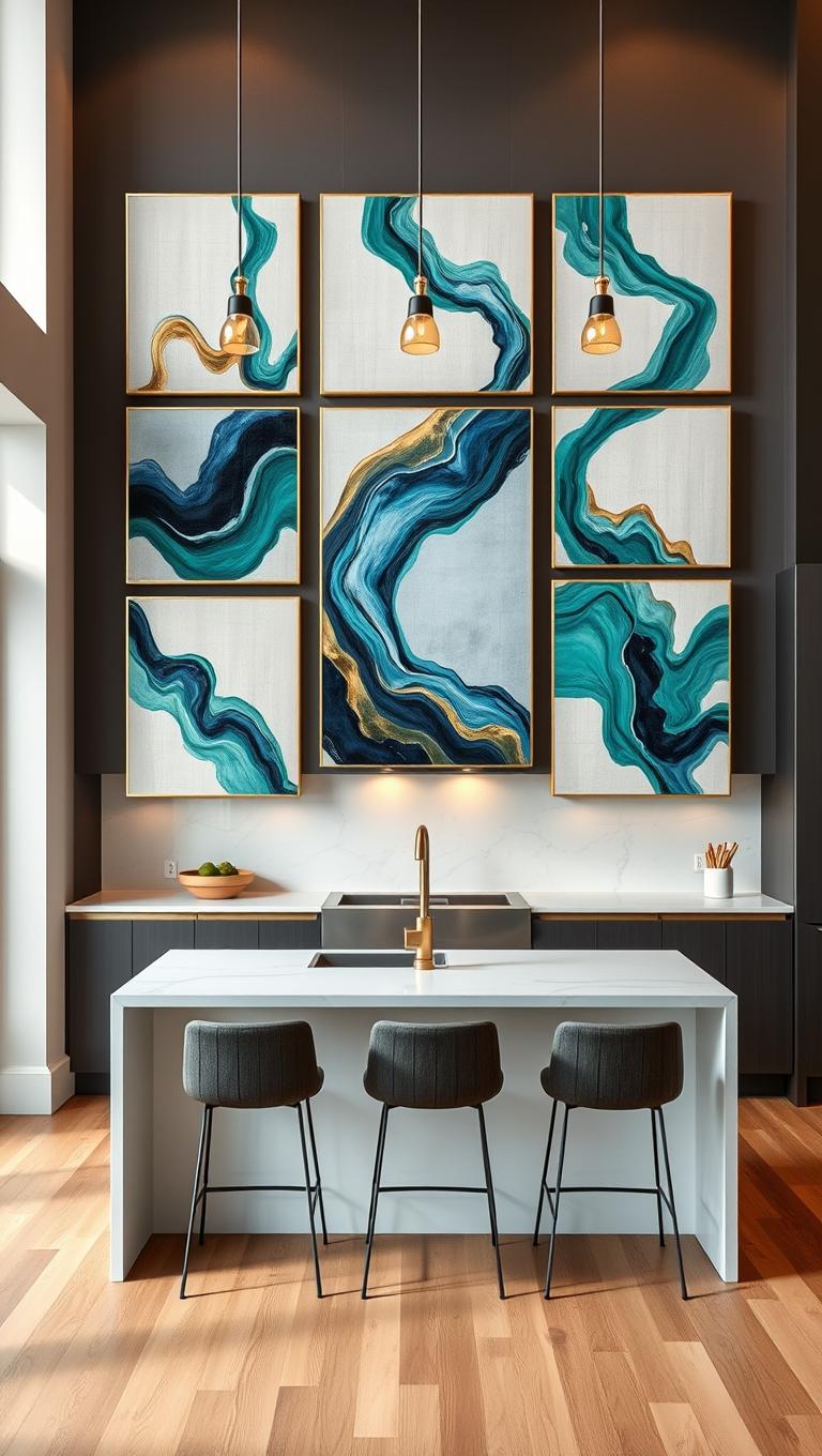 34. Abstract Canvas Panels