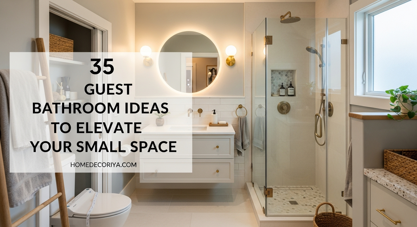 35 Guest Bathroom Ideas to Elevate Your Small Space