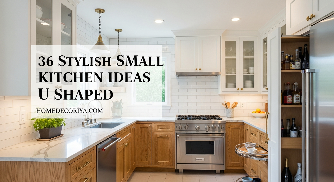 36 Stylish Small Kitchen Ideas U Shaped