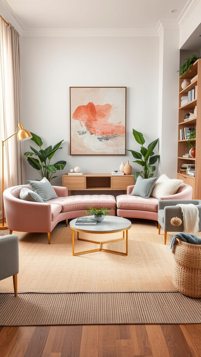 39. Blush Pink Sofa