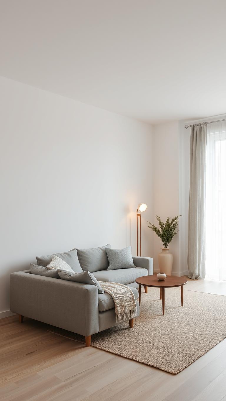 39. Scandinavian Grey with Warm Linen