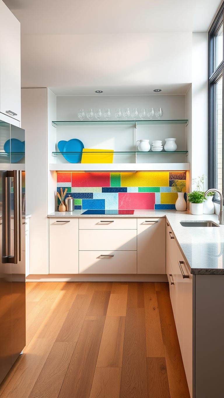 4. Color Pop Back Splash Art