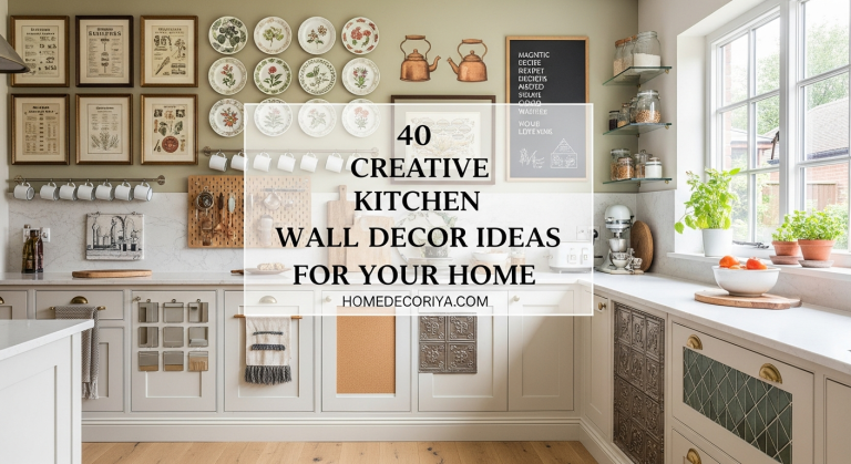40 Creative Kitchen Wall Decor Ideas for Your Home