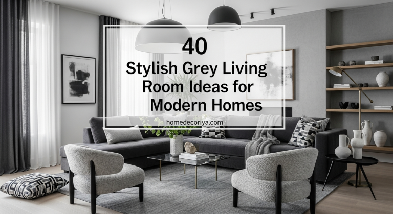 40 Stylish Grey Living Room Ideas for Modern Homes