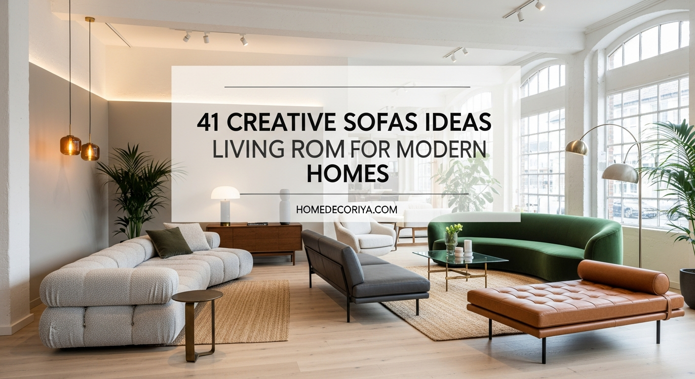 41 Creative Sofas Ideas Living Room For Modern Homes