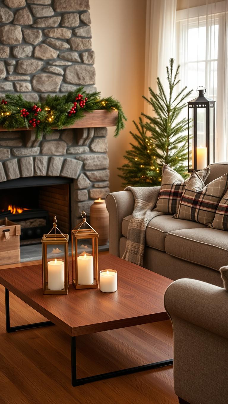 6. Lanterns with Battery Powered Candles